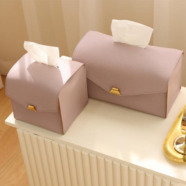 가죽 각티슈케이스 라지