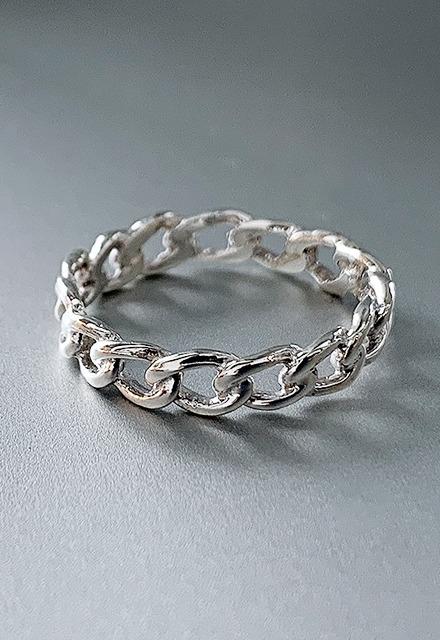 라이트 플레인 3.5mm 체인 실버925  은반지