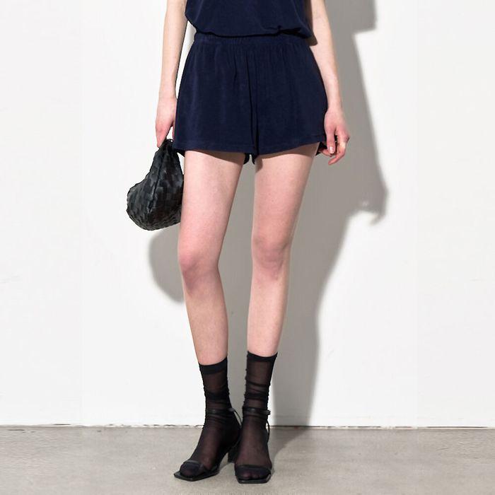 테리 자수 쇼츠