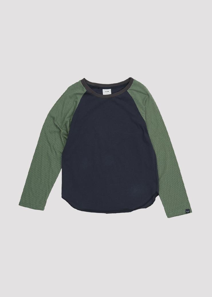 RAGLAN T SHIRT NAVY