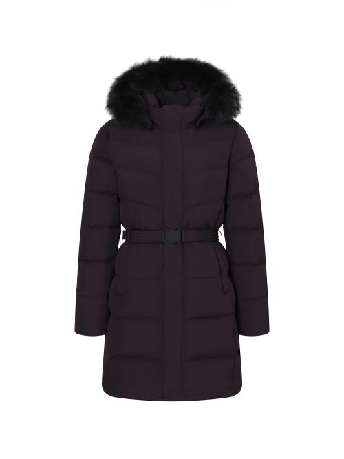 BOOST_아이린(IRENE) FUR 다운 W_DARK BLACK PLUM