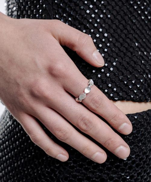 [Silver 925] RA007 Pebble Link Ring