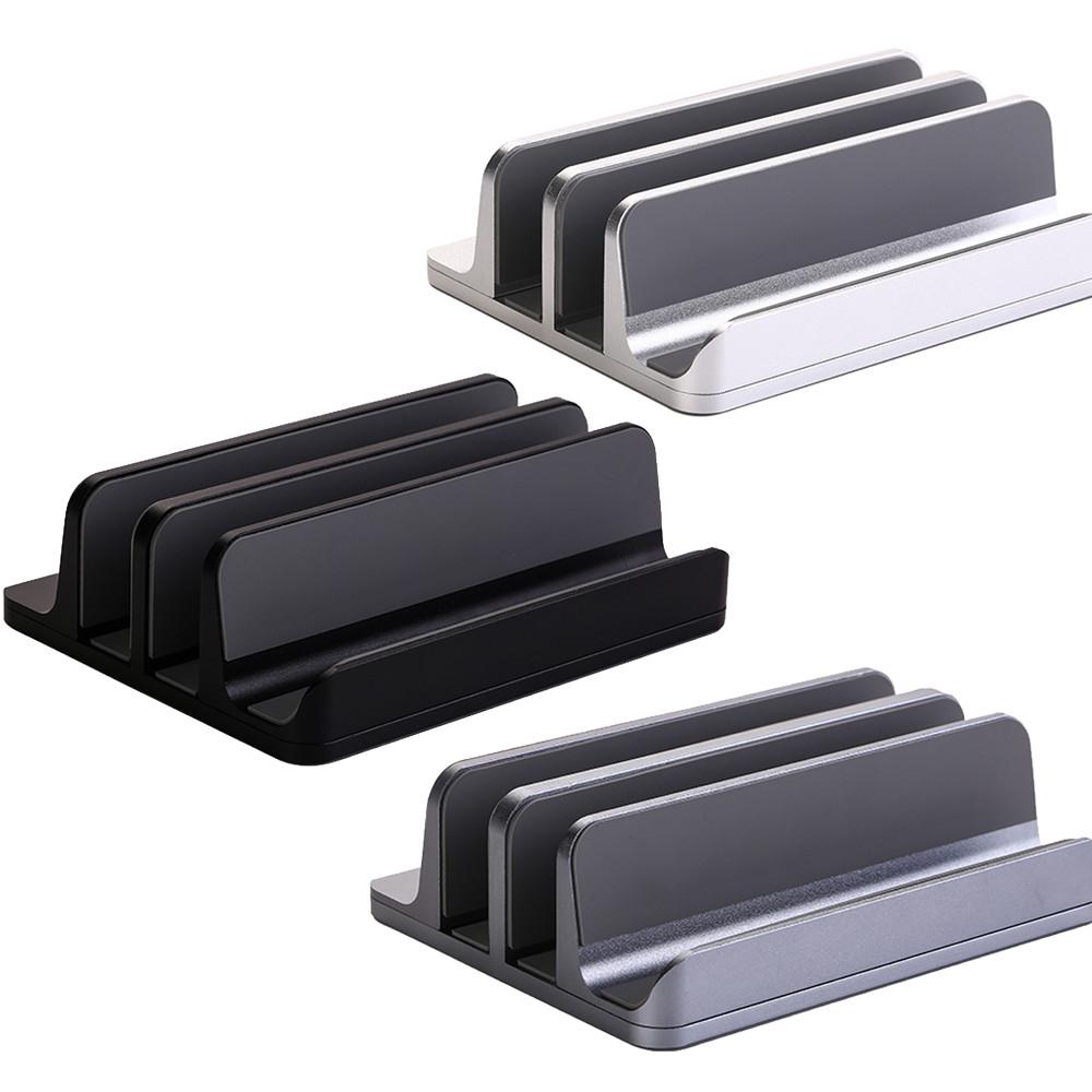 노커드 노트북 거치대 수직 세로 맥북 스탠드 클램쉘 맥미니 받침대 알루미늄 3슬롯