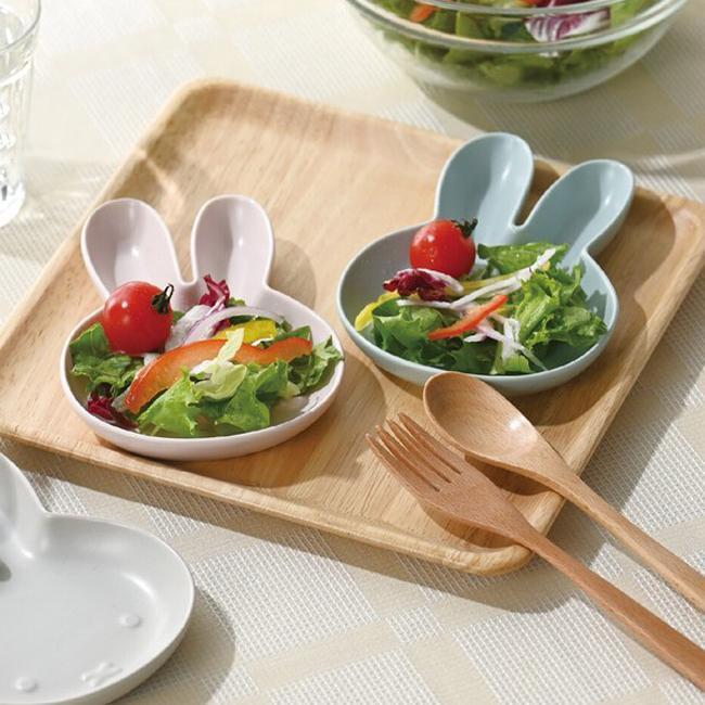 귀여운 토끼 미피 다이컷 플레이트 접시 "소\"