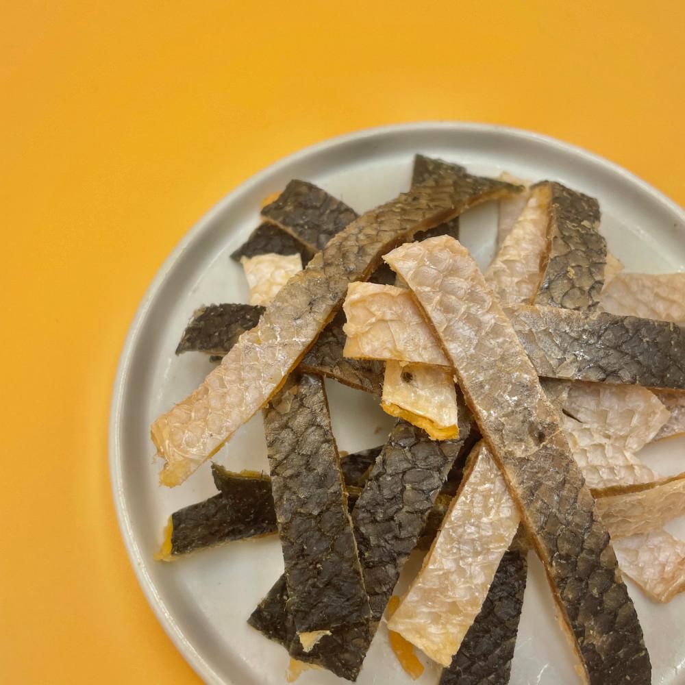 도란도란 동결건조 존득존득 연어껍질 50g 강아지 고양이 영양 수제간식 개껌