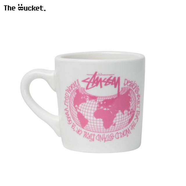 스투시 월드 머그 컵 핑크 STUSSY WORLD MUG PINK