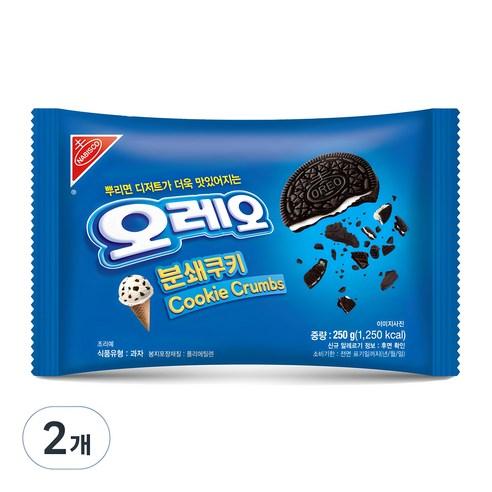 동서식품 오레오 분쇄쿠키, 250g, 2개 - 과자쿠키 | 쿠팡
