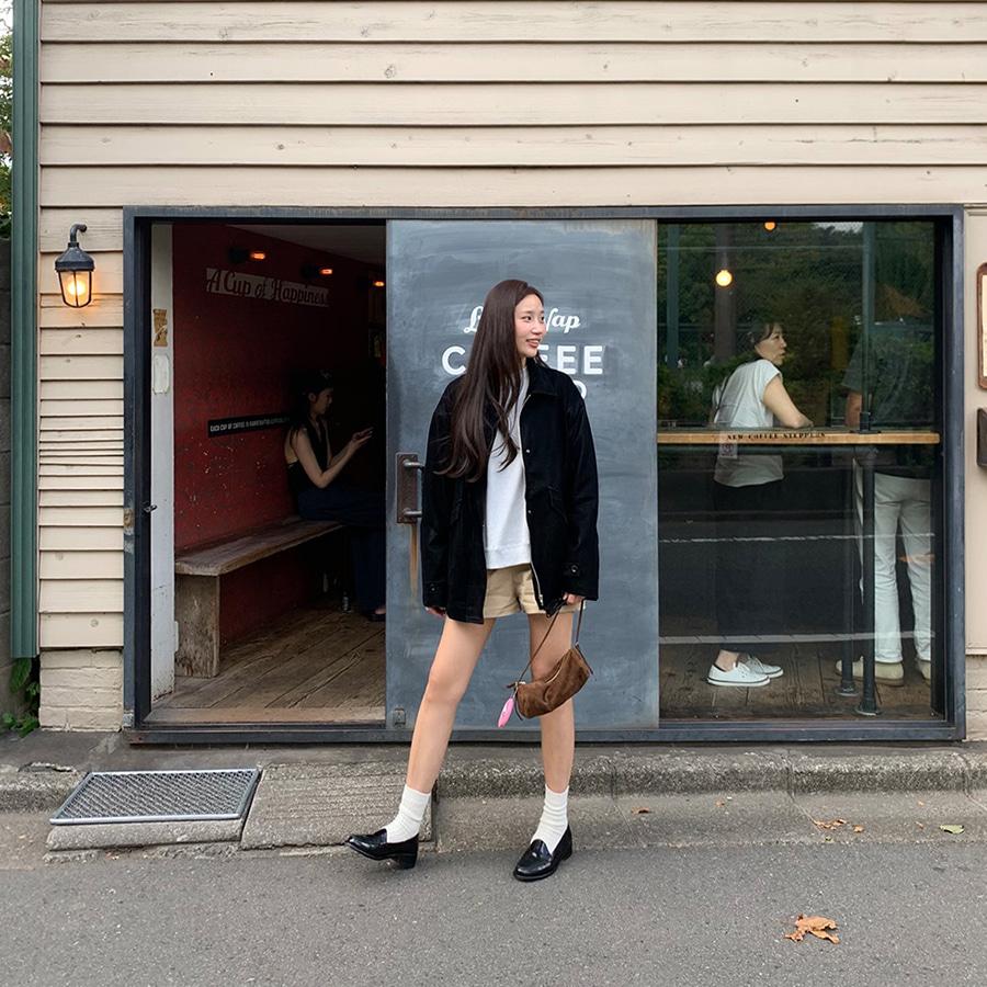 코브 밴딩 숏 팬츠