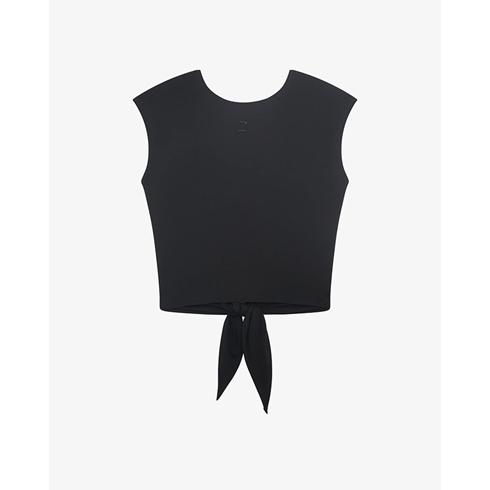 숏 슬리브 탑 투 타이