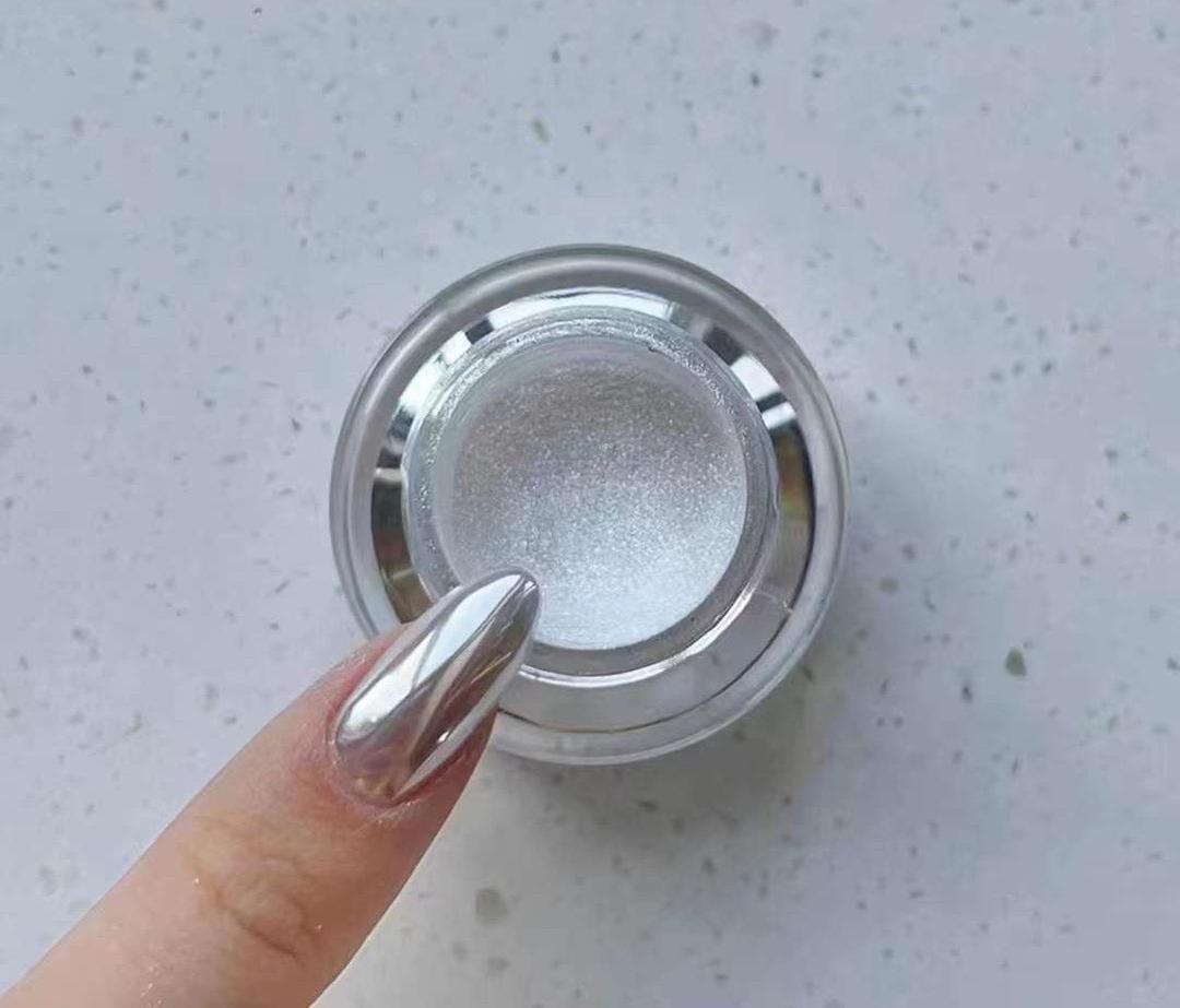 아이스샤인 네일파우더 (화이트실버)