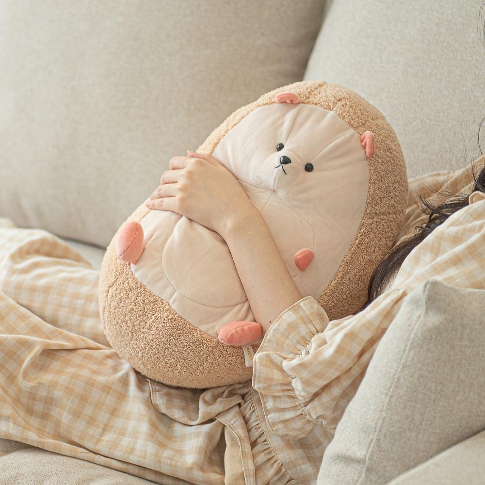 마링 - 감정인형 마봉이 베이지 (고슴도치인형, 애착인형)