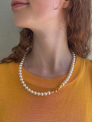 Chunky pearl heart point N