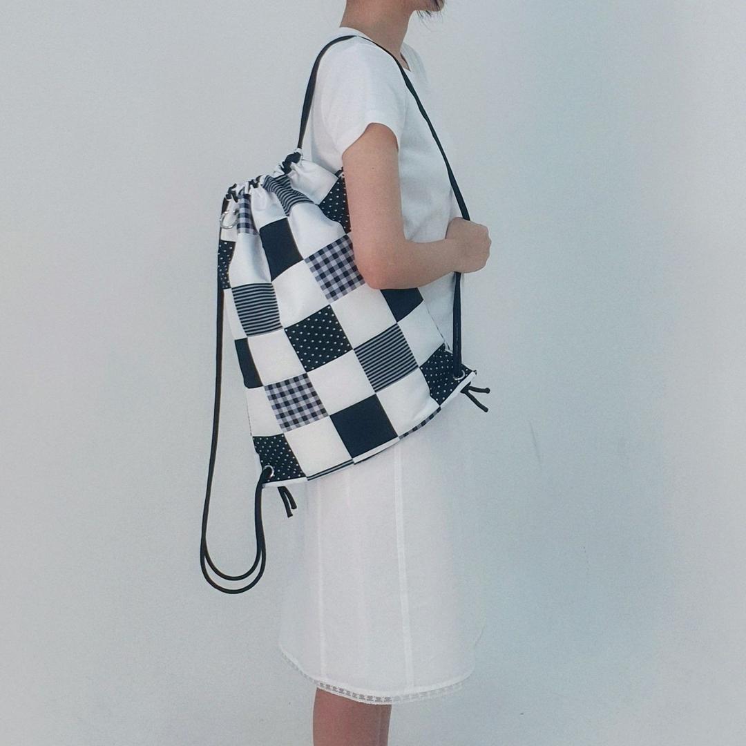 Patchwork String Backpack(패치워크 스트링 백팩)