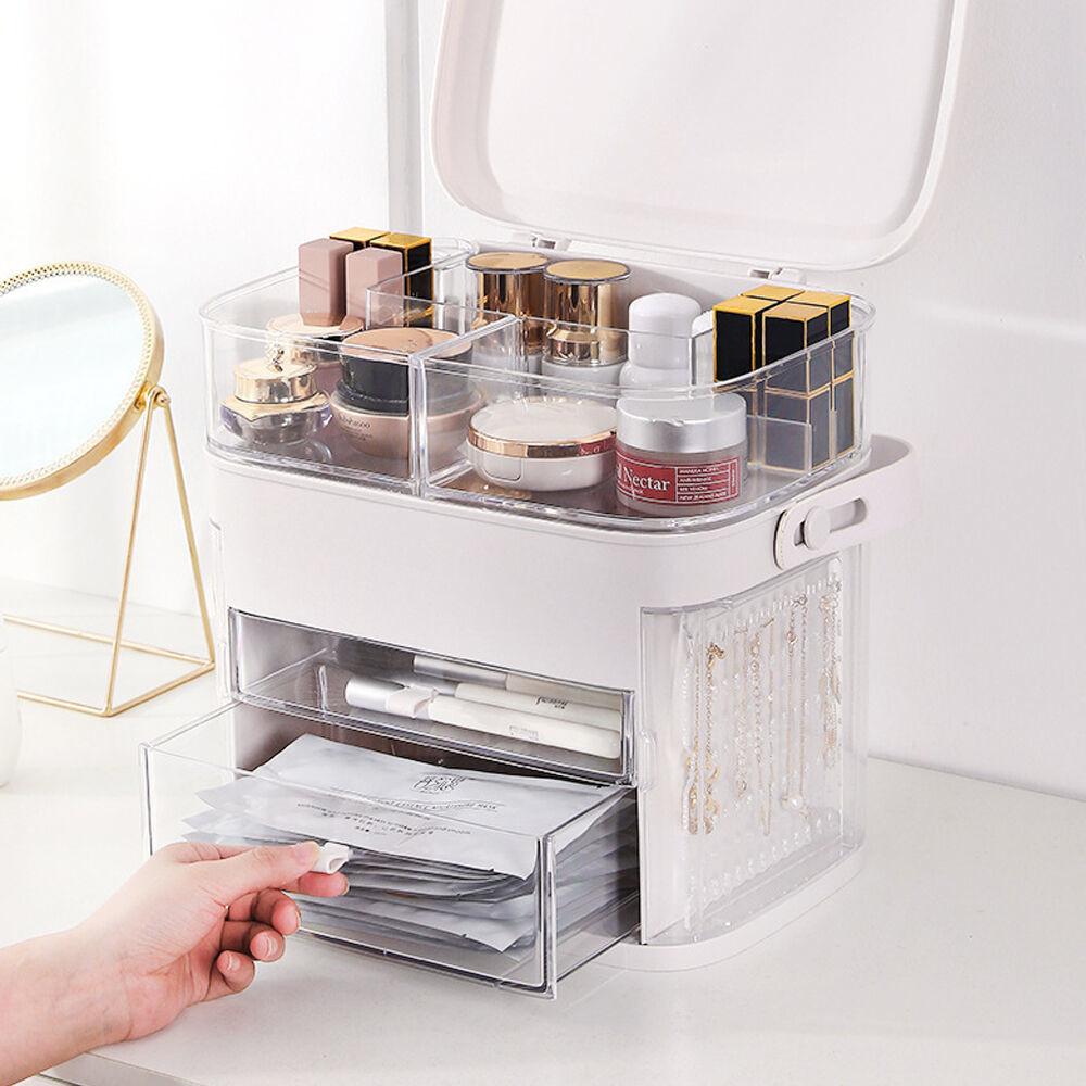 럭셔리 날개형 멀티 대형 화장품 수납정리함 BMLM11