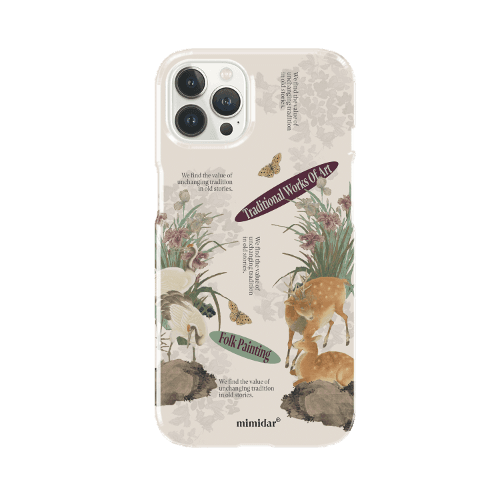 [조선민화] 화조영모도 콜라주 케이스