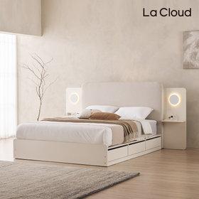 라클라우드 프리미엄 퀸시 호텔식 수납형 침대프레임 LK(라지킹)