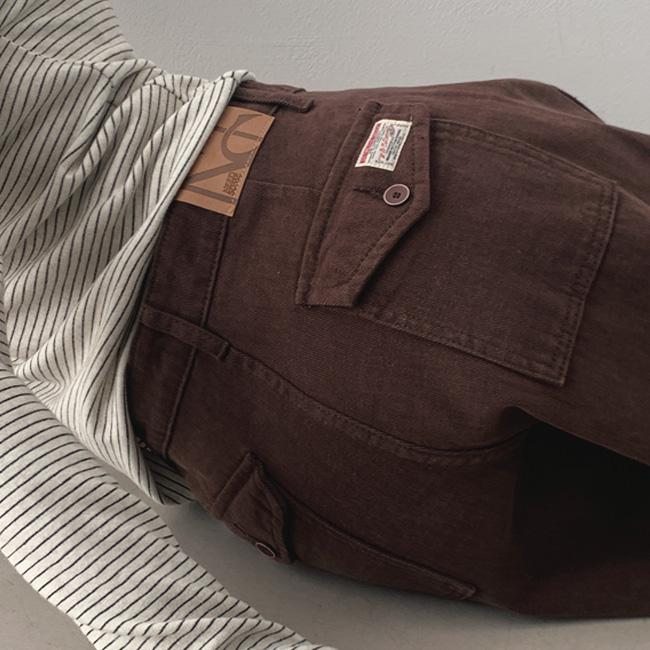 니썸 [✨30%할인쿠폰✨+기모ver🔥최고트렌디💕시즌최고핫템/체형커버/하비커버][커브드팬츠/와이드팬츠/코튼팬츠/겨울팬츠/기모팬츠/기모바지/겨울바지]브로든와이드코튼팬츠 - 3color