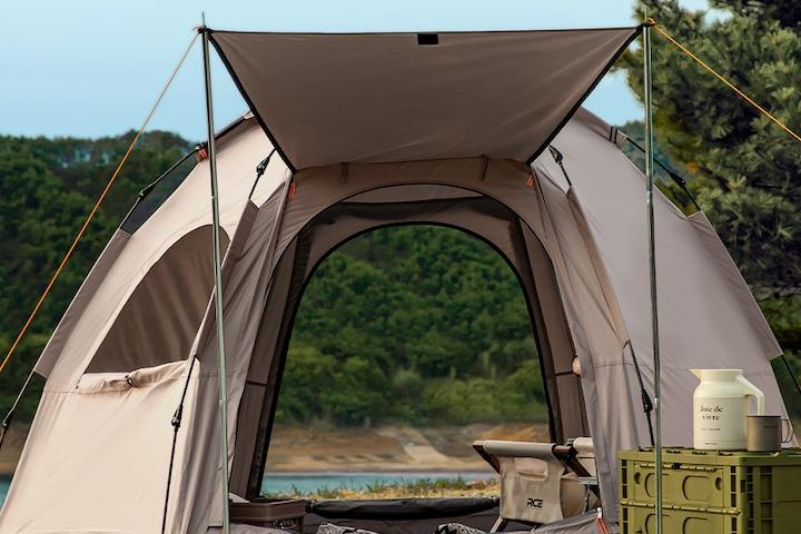 원터치텐트 육각 돔텐트 4-5인용