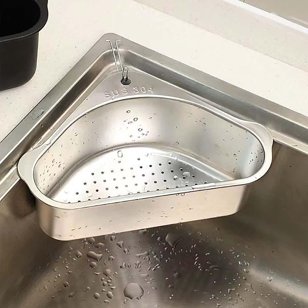 스텐 싱크대 음식물 쓰레기 배수구망 코너 거름망