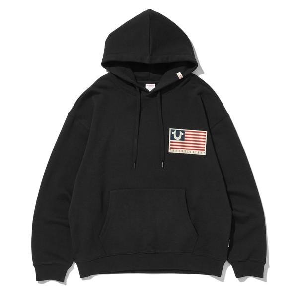 TR OLD GLORY HOODIE (BLACK)