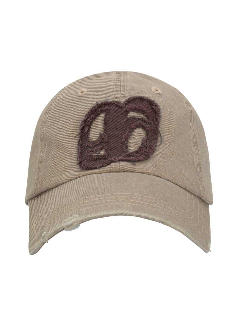 PATCH BALL CAP / BEIGE