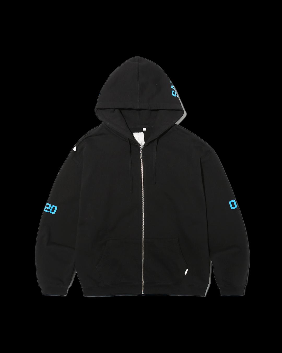 페치 세임 싯 집업 후디드 스웻셔츠 블랙 FC25S207BK | 카시나 KASINA