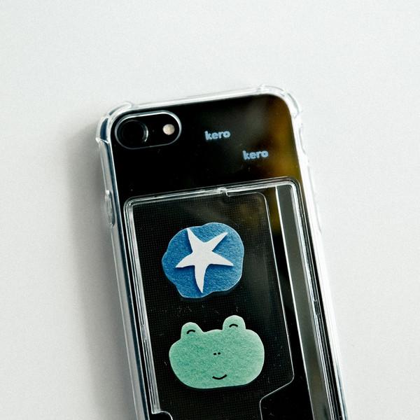 케로 군과 푸른 나팔꽃 card case (카드 두 장이 들어가요!)
