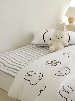 [원클릭풀세트] 미피 모노 알러지케어 무봉제 차렵이불 풀세트 풀세트