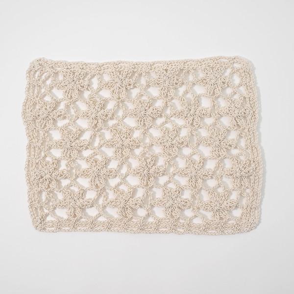 크로셰 테이블 매트 Ivory