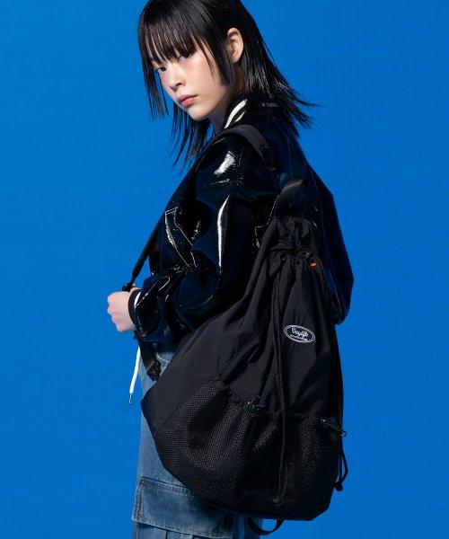 드로우 스트링 백팩 (블랙)