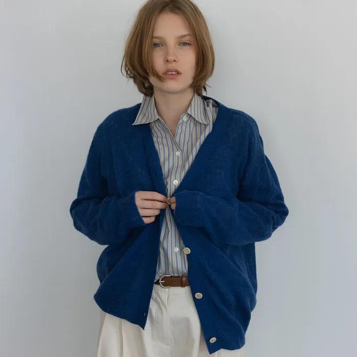 Cezanne Cardigan (Classic Blue)