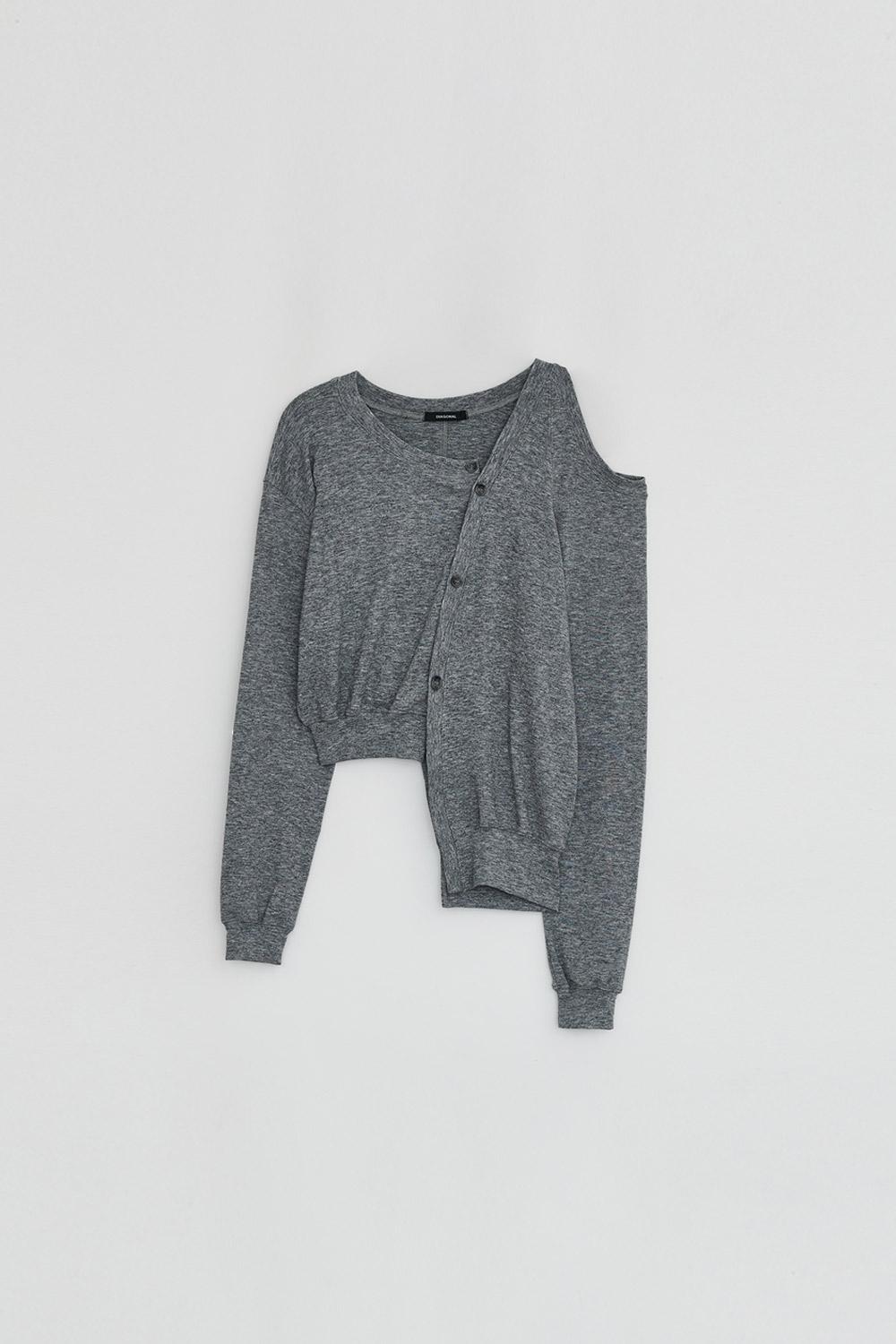 UNBALANCE HOLE SLEEVE TEE