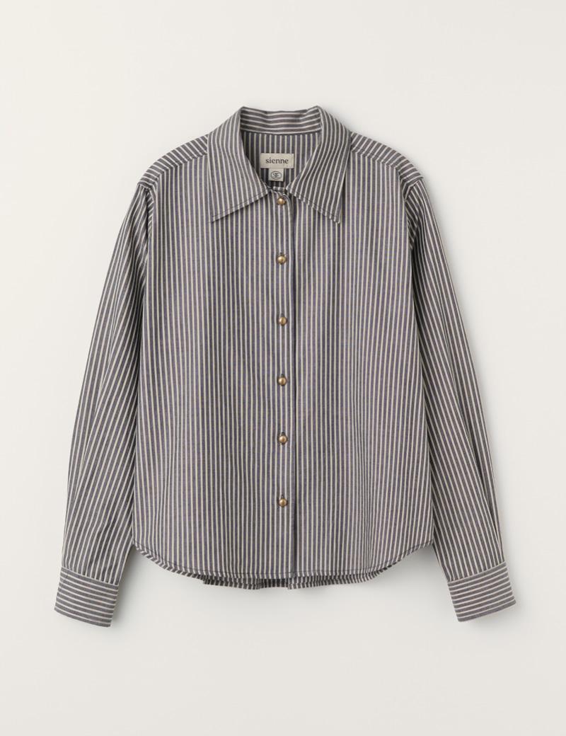 Joli Stripe Shirt (Black)