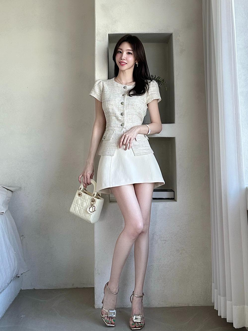 비앙카 라인 스커트