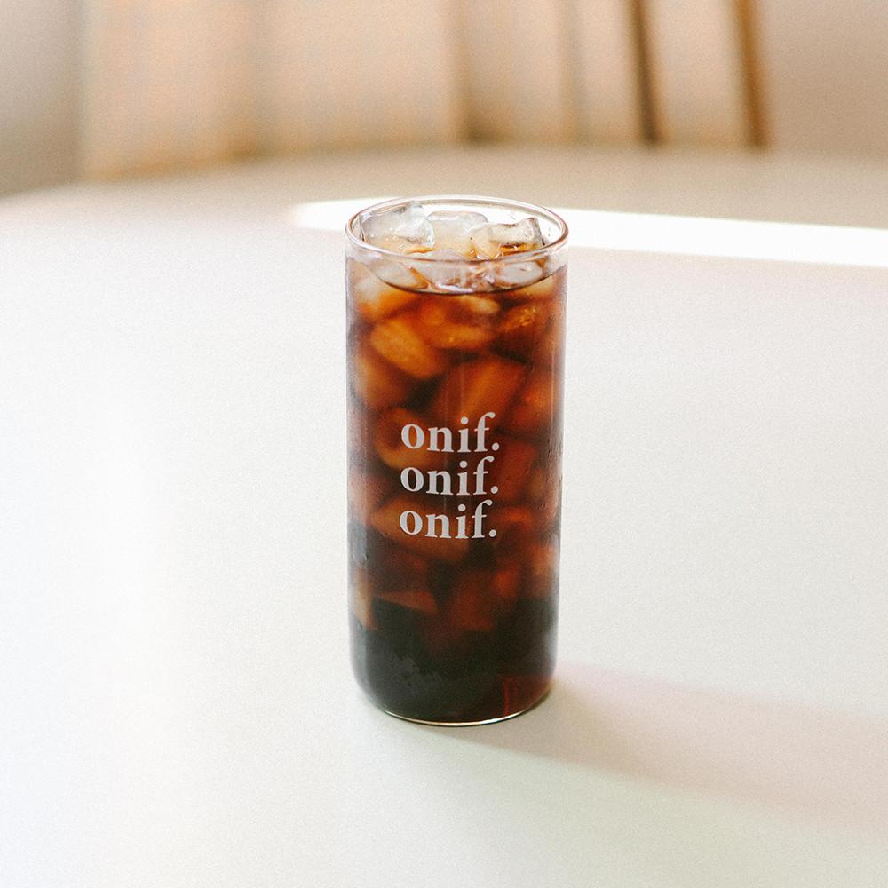 오니프 유리잔 glass