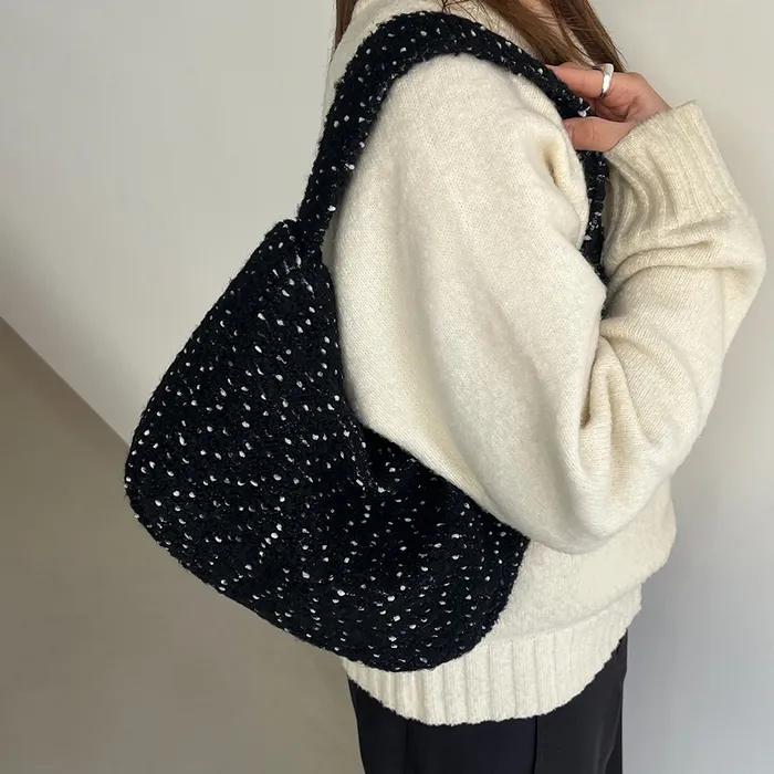 Boucle Tote Bag _ Black