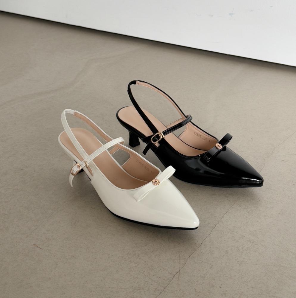 골든아워 리본 스트랩 쿠셔닝 슬링백 6cm