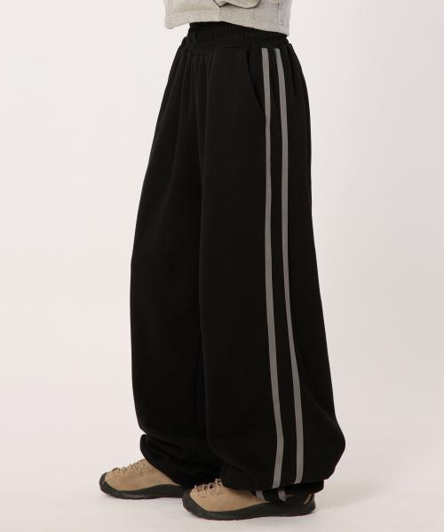 사이드라인 롱 트레이닝 팬츠 [블랙]