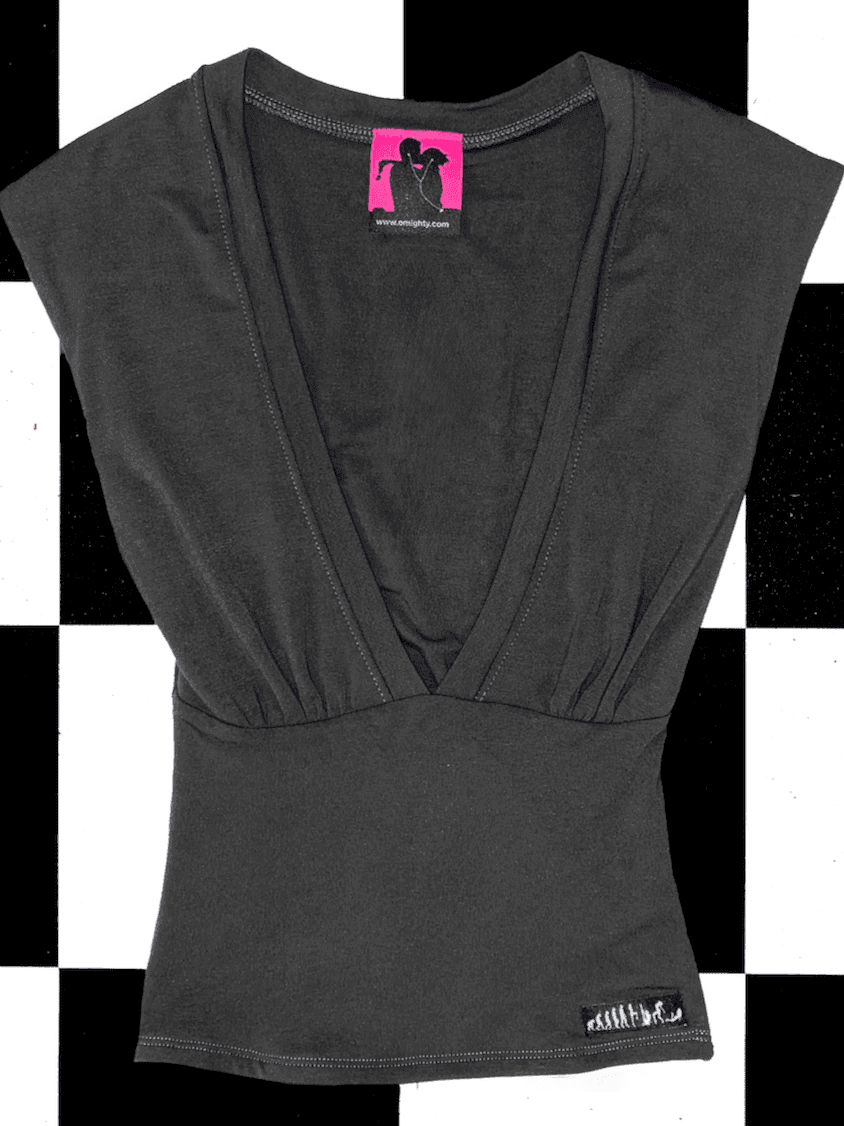 V NECK IN SMOKE