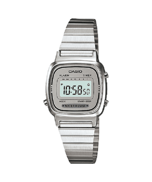 카시오 LA670WA-7 CASIO 메탈 여성 패션 손목 시계
