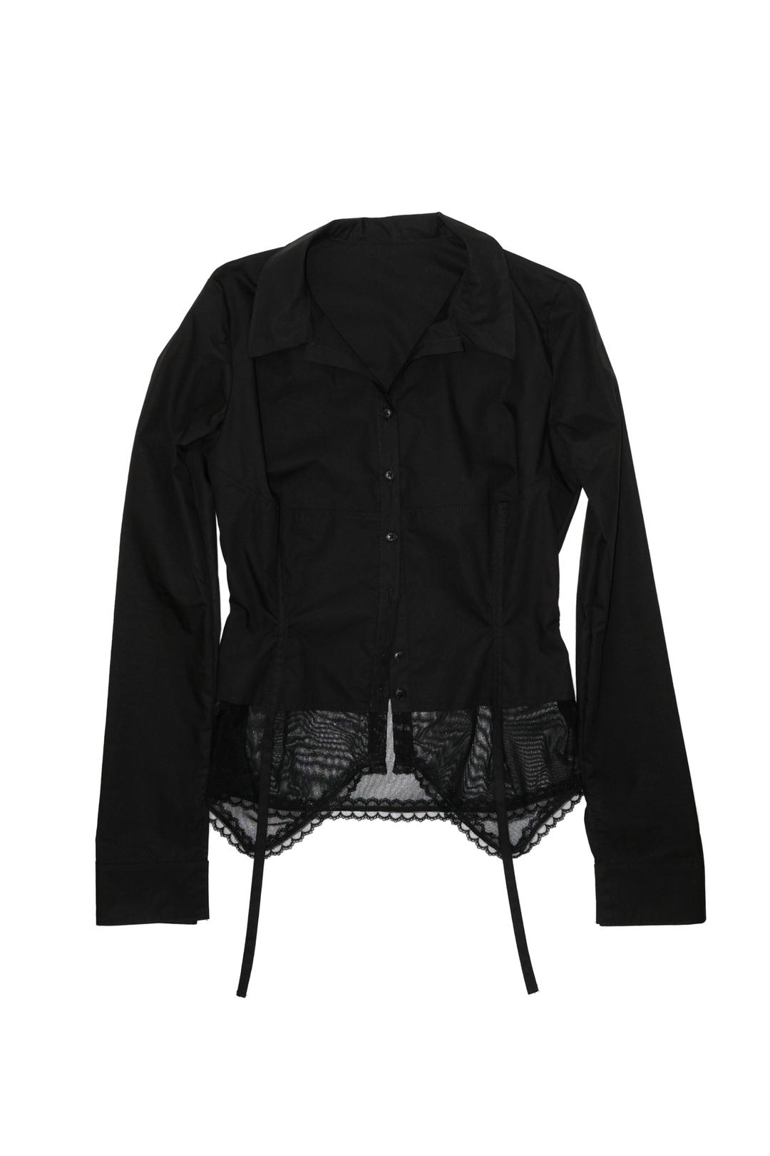 Lace Garter Shirt 001