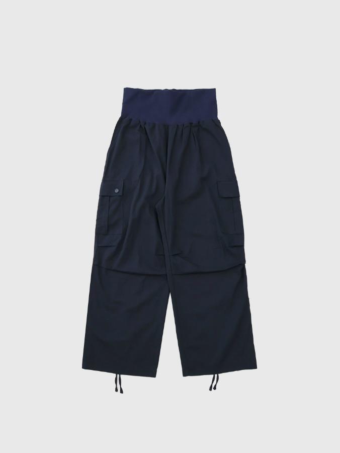 프롬뮤즈 fold cargo wide pants