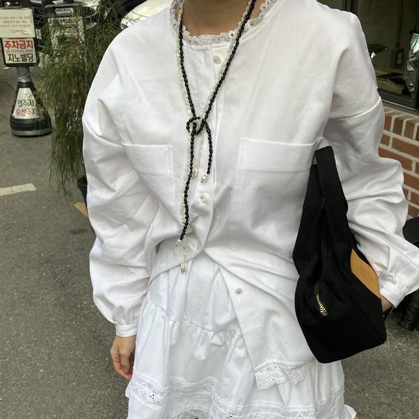 lace shirts jacket 레이스 셔츠 자켓 (3/20 이후 순차배송)