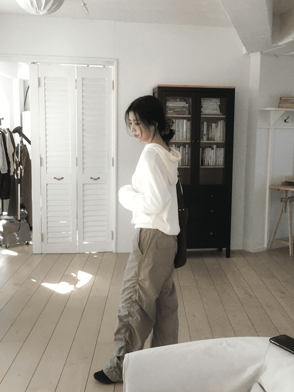 뮤트크레메 레이지 앙고라 울 후드 tee