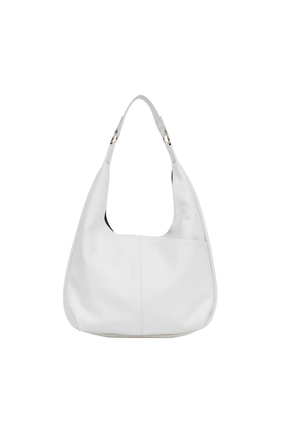 미디움 슬래쉬 호보 백 medium slash hobo bag (cream)