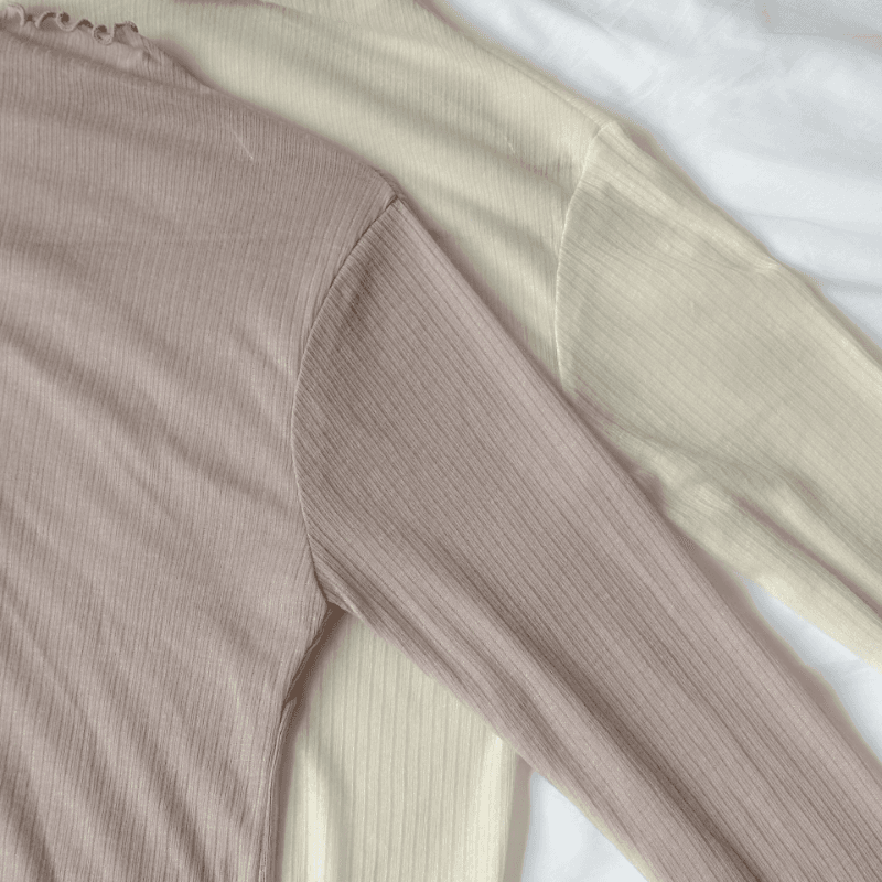 러플 폴라티 (Beige/Pink)