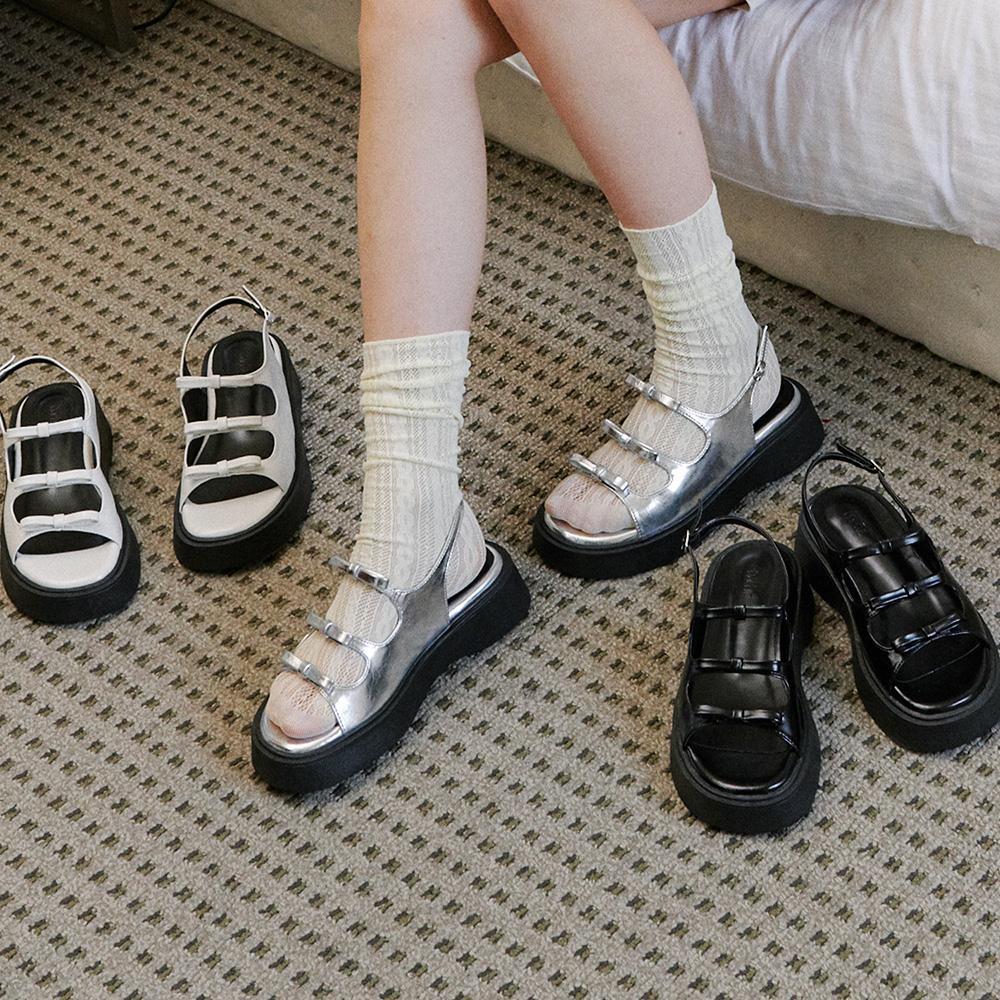 ljh7064 Platform strap sandal _ 3colors