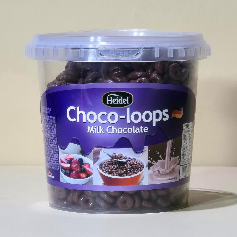 하이델 초코룹스 초코링 시리얼 초코렛 450g