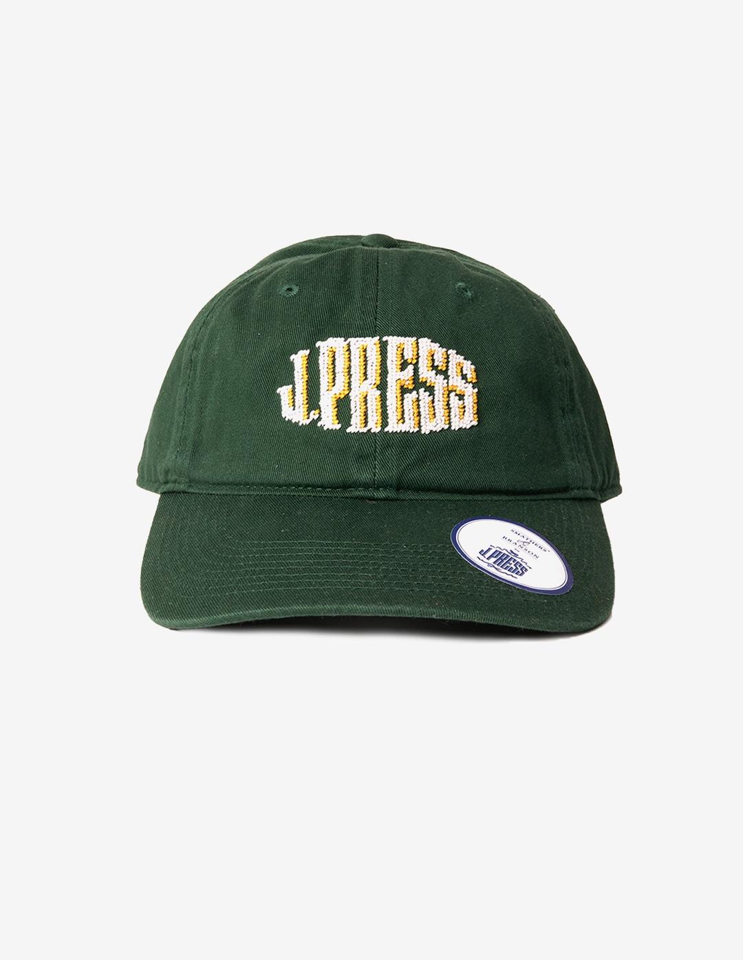 J.Press Needlepoint Hat (Hunter)