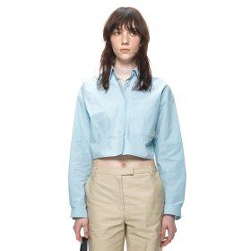 (테이즈)Vender Crop Shirt _Sky Blue(TA23SSSH-002S-IM)